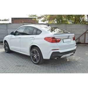 Maxton Design Spoiler CAP für BMW X4 M Paket schwarz Hochglanz