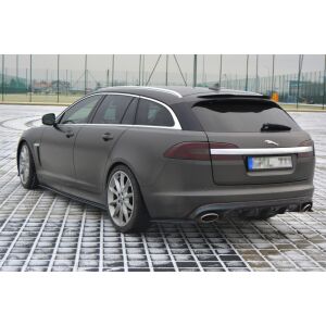 Maxton Design Spoiler CAP für JAGUAR XF X250 SPORTBRAKE schwarz Hochglanz