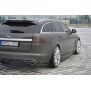 Maxton Design Spoiler CAP für JAGUAR XF X250 SPORTBRAKE schwarz Hochglanz