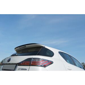 Maxton Design Spoiler CAP für Lexus CT Mk1 Facelift schwarz Hochglanz