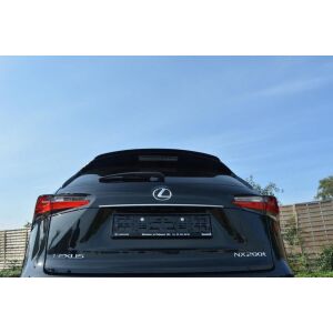 Maxton Design Spoiler CAP für Lexus NX Preface/Facelift schwarz Hochglanz