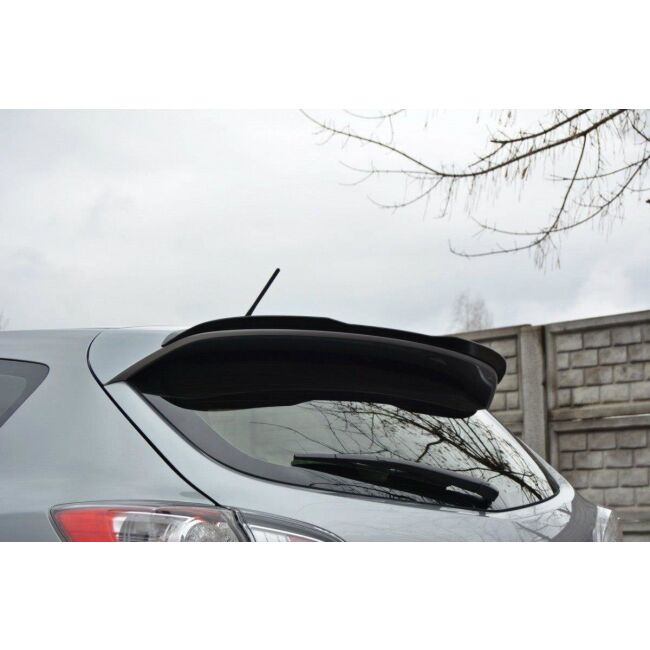 Maxton Design Spoiler CAP für MAZDA 3 MK2 SPORT (vor Facelift) schwarz Hochglanz