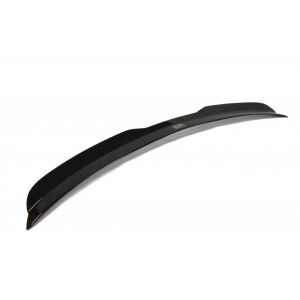 Maxton Design Spoiler CAP für MERCEDES C-KLASSE W204 Kombi Facelift schwarz Hochglanz
