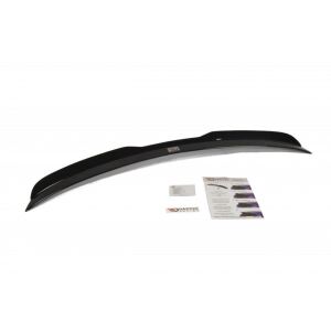 Maxton Design Spoiler CAP für MERCEDES C-KLASSE W204 Kombi Facelift schwarz Hochglanz