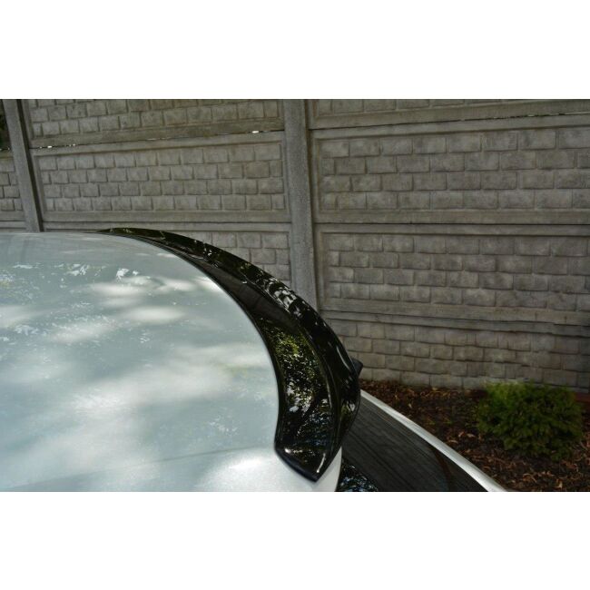 Maxton Design Spoiler CAP für Renault Megane Mk4 Hatchback schwarz Hochglanz