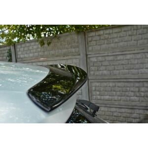 Maxton Design Spoiler CAP für Renault Megane Mk4 Hatchback schwarz Hochglanz