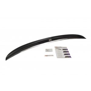 Maxton Design Spoiler CAP V.1 / V1 für Skoda Superb Mk3 / Mk3 FL Hatchback schwarz Hochglanz