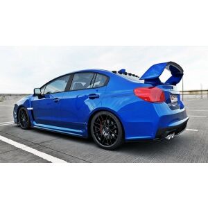 Maxton Design Spoiler CAP für SUBARU WRX STI schwarz Hochglanz