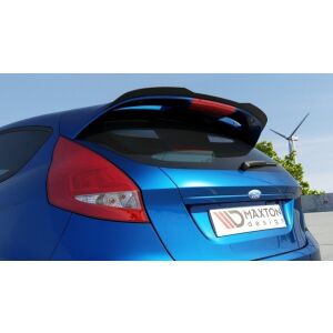 Maxton Design Spoiler CAP für Ford Fiesta ST-Line Mk7 schwarz Hochglanz