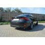 Maxton Design Heckdiffusor Ansatz für Lexus IS Mk3 Facelift T schwarz Hochglanz