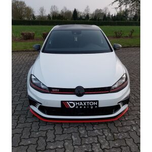 Maxton Design Front Ansatz für VW GOLF Mk7 GTI...