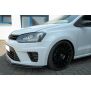 Maxton Design Front Ansatz für VOLKSWAGEN POLO MK5 R WRC schwarz Hochglanz