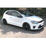 Maxton Design Front Ansatz für VOLKSWAGEN POLO MK5 R WRC schwarz Hochglanz
