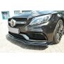 Maxton Design Front Ansatz V.1 / V1 für Mercedes C-Klasse S205 63 AMG Kombi schwarz Hochglanz