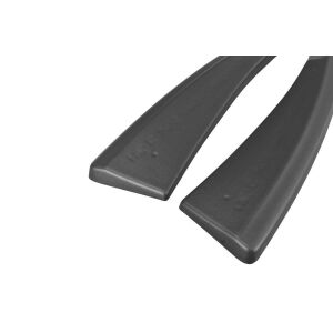 Maxton Design Heck Ansatz Flaps Diffusor für Mercedes C-Klasse C205 63 AMG Coupe schwarz Hochglanz
