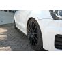 Maxton Design Seitenschweller Ansatz für VOLKSWAGEN POLO MK5 R WRC schwarz Hochglanz