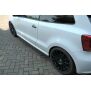 Maxton Design Seitenschweller Ansatz für VOLKSWAGEN POLO MK5 R WRC schwarz Hochglanz