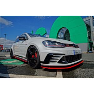 Maxton Design Seitenschweller Ansatz für VW GOLF Mk7 GTI CLUBSPORT schwarz Hochglanz