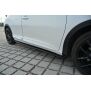 Maxton Design Seitenschweller Ansatz für Honda Civic Mk9 Facelift schwarz Hochglanz