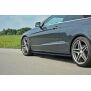 Maxton Design Seitenschweller Ansatz für Mercedes E W212 schwarz Hochglanz