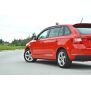 Maxton Design Seitenschweller Ansatz für Skoda Rapid  schwarz Hochglanz