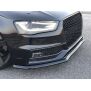 Maxton Design Front Ansatz V.1 / V1 für Audi S4 B8 FL schwarz Hochglanz