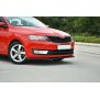 Maxton Design Front Ansatz V.2 / V2 für Skoda Rapid schwarz Hochglanz