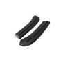 Maxton Design Heck Ansatz Flaps Diffusor für Audi S4 B8 FL schwarz Hochglanz