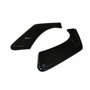 Maxton Design Heck Ansatz Flaps Diffusor für Honda Civic Mk9 Facelift schwarz Hochglanz