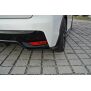 Maxton Design Heck Ansatz Flaps Diffusor für Honda Civic Mk9 Facelift schwarz Hochglanz