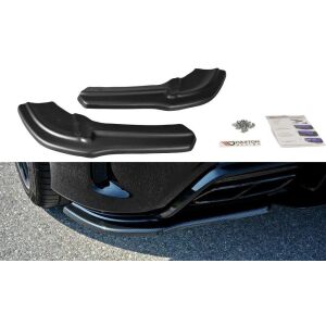 Maxton Design Heck Ansatz Flaps Diffusor für Mercedes A W176 AMG Facelift schwarz Hochglanz