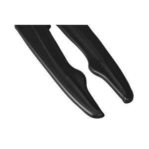 Maxton Design Heck Ansatz Flaps Diffusor für Mercedes E W212 schwarz Hochglanz