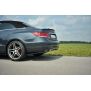 Maxton Design Heck Ansatz Flaps Diffusor für Mercedes E W212 schwarz Hochglanz