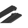Maxton Design Heck Ansatz Flaps Diffusor für Mercedes E W212 schwarz Hochglanz