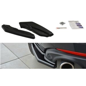 Maxton Design Heck Ansatz Flaps Diffusor für Renault Laguna mk 3 Coupe schwarz Hochglanz