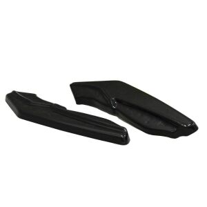 Maxton Design Heck Ansatz Flaps Diffusor für Renault Laguna mk 3 Coupe schwarz Hochglanz