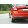 Maxton Design Heck Ansatz Flaps Diffusor für Skoda Rapid Spaceback schwarz Hochglanz