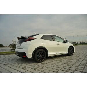 Maxton Design Spoiler CAP für Honda Civic Mk9 Facelift schwarz Hochglanz