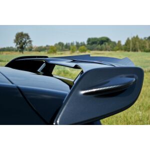 Maxton Design Spoiler CAP für Mercedes A W176 AMG Facelift schwarz Hochglanz