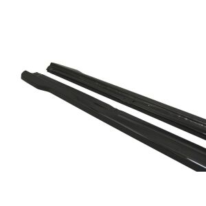 Maxton Design Seitenschweller Ansatz für Audi Q2 Mk.1 schwarz Hochglanz