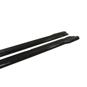Maxton Design Seitenschweller Ansatz für Audi Q2 Mk.1 schwarz Hochglanz