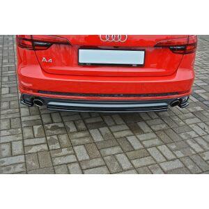 Maxton Design Mittlerer Heckdiffusor Ansatz für Audi...