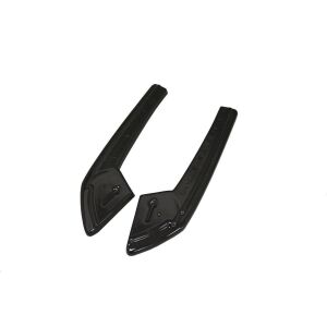 Maxton Design Heck Ansatz Flaps Diffusor für Audi A4 B9 S-Line schwarz Hochglanz