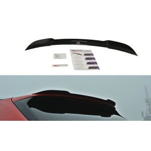 Maxton Design Spoiler CAP für Audi S4 / A4 S-Line B9 Avant schwarz Hochglanz