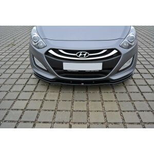 Maxton Design Front Ansatz für Hyundai i30 mk.2 schwarz Hochglanz