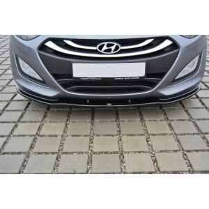 Maxton Design Front Ansatz für Hyundai i30 mk.2 schwarz Hochglanz