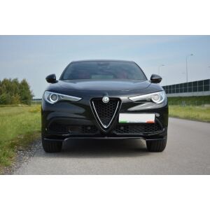 Maxton Design Front Ansatz V.1 / V1 für Alfa Romeo Stelvio schwarz Hochglanz