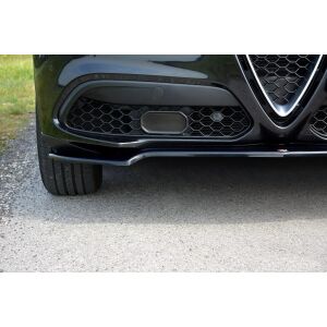 Maxton Design Front Ansatz V.1 / V1 für Alfa Romeo Stelvio schwarz Hochglanz