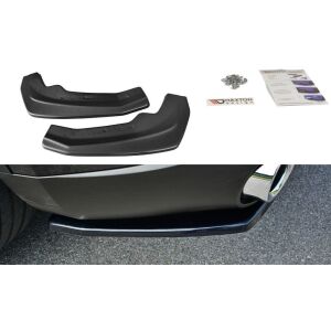 Maxton Design Heck Ansatz Flaps Diffusor für Alfa Romeo Stelvio schwarz Hochglanz