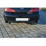 Maxton Design Heck Ansatz Flaps Diffusor für Infiniti G37 Limousine schwarz Hochglanz